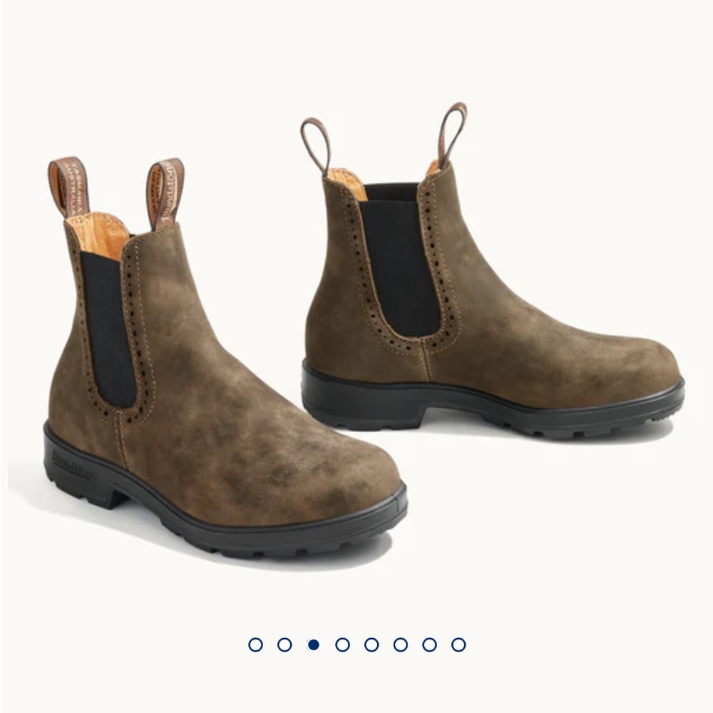 Blundstone Rustic Brown Chelsea boot, size AU 3.5/US 6.5